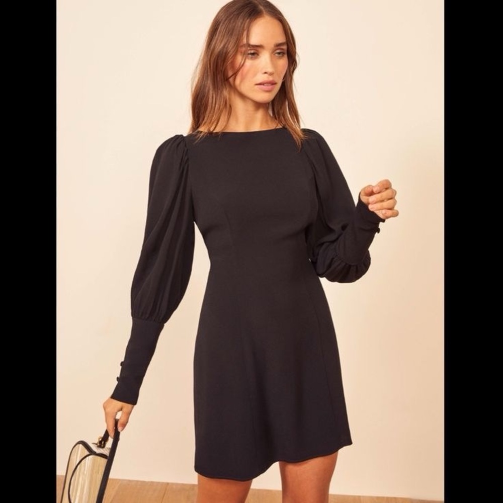 Reformation Black “Rachel Dress”